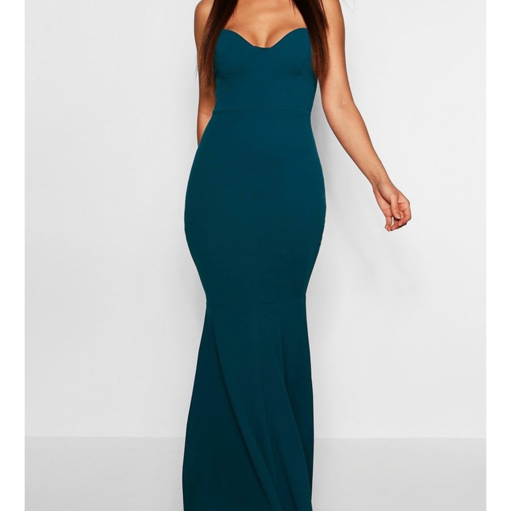 Fishtail Maxi Cocktail Dress